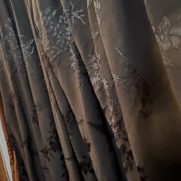 Elegant Black and Brown Embroidered Loose Fitting Boho Style Pants - Picture 9 of 11